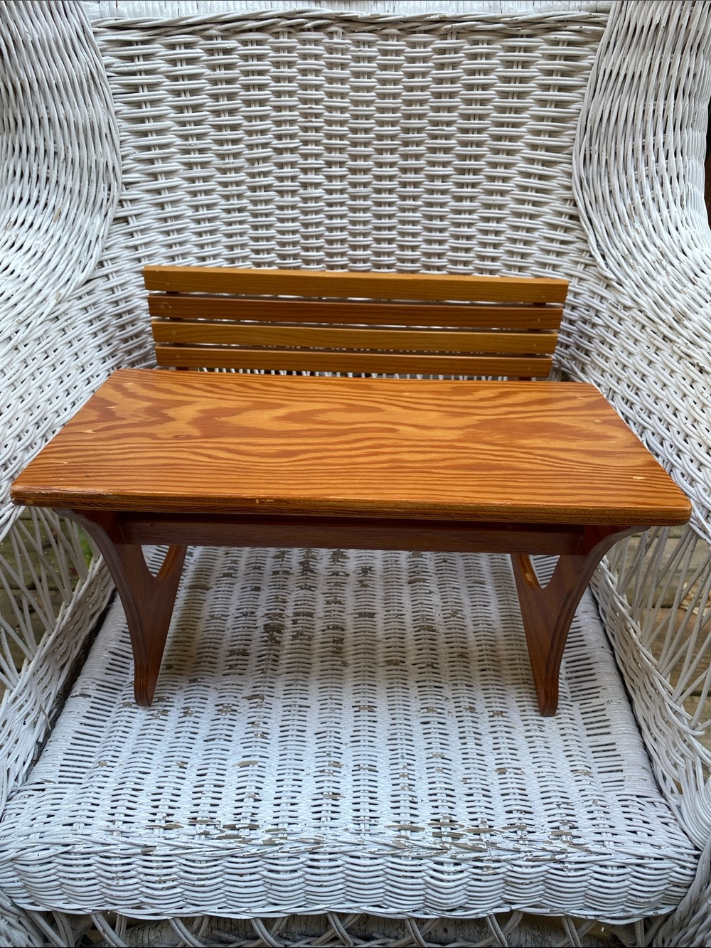 Vintage Doll Wooden School Desk